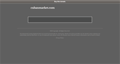 Desktop Screenshot of cubanmarket.com